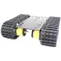 Intelligent RC Robotic Platform with 4PCS TT DC Motor, Robotic Caterpillar Moving Tank Chassis with Track & Metal Plate for Arduion Code Programming ROS Project Learning Education Tool Science Kit