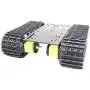 Intelligent RC Robotic Platform with 4PCS TT DC Motor, Robotic Caterpillar Moving Tank Chassis with Track & Metal Plate for Arduion Code Programming ROS Project Learning Education Tool Science Kit Intelligent RC Robotic Platform with 4PCS TT DC Motor, Robotic Caterpillar Moving Tank Chassis with Track & Metal Plate for Arduion Code Programming ROS Project Learning Education Tool Science Kit