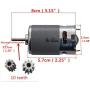 JIARUIXIN 2 Pcs Universal 550 40000RPM Electric Motor RS550 12V Motor Drive Engine Accessory for RC Car Children Ride on Toys Replacement Parts