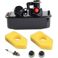 TOPEMAI 795477 Carburetor with 494406 Fuel Tank 698369 Air Filter 694394 Primer Bulb for 10A902 Engine Replace 699660 498811 794161 795469 494406 698369