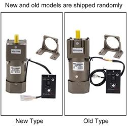 Electric Gear Motor, Walfront AC 220V 90W Single Phase Asynchronous Gear Motor High Torque Deceleration Adjustable Speed 5K/10K/20K/50K/100K RPM Optional(100k)