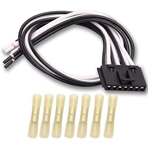 HOPUT 645-702 84645 7-Wire Pigtail Blower Motor Resistor Connector, PT2195 pt2485 Blower Motor Resistor Pigtail