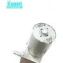 Bringsmart JGY-370 12V 10rpm DC Worm Gear Motor 12 Volt High Torque Engine Mini Turbine Worm 12V Reducer Electric Motor Self-locking for DIY Mini Geared Motor (JGY-370 12V 10rpm)