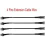 6 Pièces de Câbles d'Extension pour Kit d'Éclairage LED pour Moto Bandes d'Éclairage Multi-Couleurs Effet de Lumière Neon Atmosphérique avec Télécommande Sans Fil (Câbles d'Extension) 6 Pièces de Câbles d'Extension pour Kit d'Éclairage LED pour Moto Bandes d'Éclairage Multi-Couleurs Effet de Lumière Neon Atmosphérique avec Télécommande Sans Fil (Câbles d'Extension)