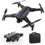 QUITOKA RC Drone 4-axis Aircraft with Brushless Motors 8K Ultra HD Camera The Body is Foldable GPS Positioning Automatic Return 25 Minutes Flight Time Long Control Range