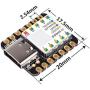 Seeed Studio XIAO SAMD21 The Smallest Arduino Microcontroller Based on SAMD21nwith Rich Interfaces for Wearable Devices, 100% Arduino IDE Compatible, Desiged for Projects Need Arduino Micro, 3pcs.