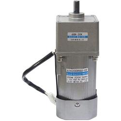 Bemonoc Powerful 200Watts AC 110V 50/60HZ Variable Speed Gear Reducer Motor Output Shaft Dia 18mm High Speed 180 rpm for Chemical Good Medical Industry