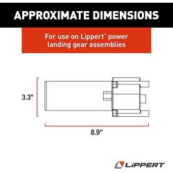 Lippert 141893 Tuson High Speed Fifth Wheel Landing Gear Motor