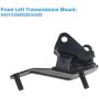 JDMON Compatible with 6Pcs Engine Motor Mount Transmission Mount Honda Accord 2.4L 2003-2007 Auto Transmission Compatible with A4509 A4510 A4516 A4517 A4526HY A4542