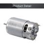 Fielect 21000RPM 12V DC Motor RS 550 Motor 79MMD D Shaft High Torque Electric Motor for Drills, Robots, RC Vehicals, Remote Controlled Cars/Robot, Saw Repair