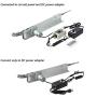 JQDML Reciprocating Linear Actuator 24V Adjustable Stroke 30-80mm 1.18-3.15 inch 120rpm Variable Speed with Remote Control, DC Power Adapter and End Connector