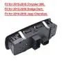 MOCW 68271203AB Left Driver Master Power Window Switch Fit for 2015-2016 Chrysler 200,for 2013-2016 Dodge Dart; for 2014-2016 Jeep Cherokee- No Auto