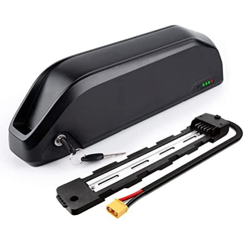 Jieoto Ebike Battery 36V 10AH 13AH Electric Bicycle Rechargeable Lithium Ion Batteries with Charger and BMS Protection Board for 200W 350W 500W Bike Battery Motor