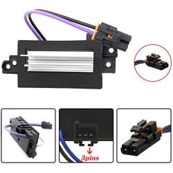 venveal AC Blower Control Module fit for Che-vy Silverado,Tra-ilblazer,C-adillac Escalade,G-MC Envoy,Sierra,B-uick Rainier,Heating and Air Conditioning Blower Motor Resistor OE 4p1516