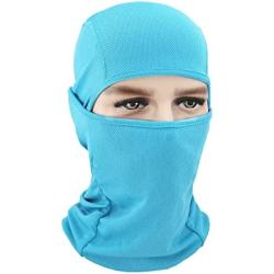 Vanolu Balaclava Face Mask Motorcycle Summer Cooling Neck Gaiter Windproof Breathable Sun UV Protector Scarf for Men Women
