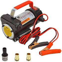 BLACKHORSE-RACING 12V DC Portable Electric Fuel Transfer Pump Diesel Kerosene Oil Commercial Fuel Transfer Extractor Pump Motor Auto