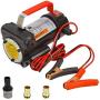 BLACKHORSE-RACING 12V DC Portable Electric Fuel Transfer Pump Diesel Kerosene Oil Commercial Fuel Transfer Extractor Pump Motor Auto