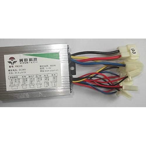 L-faster 36V48V 800W Electric Motor Controller Brush DC Motor Speed Control for Electric Tricycle Scooter Brushed Controller