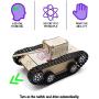 Oort DIY STEM Kit Motorized Tank Model Kit Education Science Experiment Project Wooden Assembly Toys for Boys and Girls