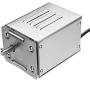 NOMAL Universal Grill Electric BBQ Spit Motor Stainless Steel Rotisserie Roaster Electric Replacement Rotisserie Motor 110 V 15W for Most Burner Grills Camping Party Cooking Roast Lamb (Sliver)