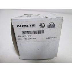 OHMITE MFG RJS1K0E RJS Series 1 kOhm ±10% 50 W Single Turn Rheostat Wirewound Potentiometer - 1 item(s)