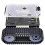 Professional Smart Tank Car Chassis with Double Layers, Tracked Crawler Remote Control Platform with Dual DC Motor Acrylic Plate for Arduino / Raspberry pi, DIY STEAM Science Project AI ROS