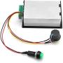 PWM DC 6-60V 12V 24V 36V 48V 30A 1500W PWM DC Motor Speed Controller Speed Adjustable Stepless Governor Regulator, Motor Speed Controller with Start Stop Switch with Digital Display
