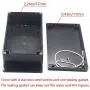 Otdorpatio Junction Box IP65 Waterproof ABS Plastic Electrical Project Case Power Junction Boxes, Project Box with Fixed Ear Black 7.87 x4.72 x2.95 inch (200x120x75 mm)