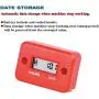 Runleader Digital LCD Waterproof Hour Meter for Small Engine,Track Oil Change Intervals, Generator,Lawn Mower,Outboard,ATV,Snow blowers,Marine,Dirt Ski ,Motorcycle(Included Bracket-HMB004)(M4-RE)