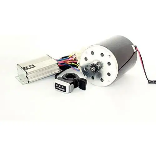 L-faster 36V48V 1000W Unitemotor MY1020 Motor with Throttle and Controller High Power Electric Scooter Chain Drive Engine DIY Gocart Kit