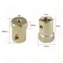 CHANCS TYC-50 110V Synchronous Motor 15-18RPM with Electric Motor 7mm Flexible Coupling Connector Turntable Gear Box Syncro Flame Motor for Home Electric Fireplace 2PCS