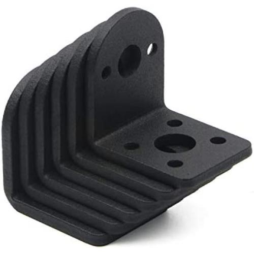 JIUWU 6pcs 25mm DC Gearbox Motor Bracket, Gear Reduction Motor Holder, High-hardness Metal Gear Motor Fixed Seat, Anti-rust Motor Mount Bracket