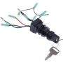 Yixin 37110-92E01 37110-99E01 37110-99E00 Ignition Switch Assembly Compatible with Suzuki Outboard Motor Boat 8HP-225HP 2-Stroke Engine