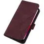 LEMAXELERS Wallet Case for Motor G Power 2022, Motor G Power 2022 Case Magnetic PU Leather Flip Case with Card Holders Kickstand Case Shockproof Protection Case for Motorola G Power 2022 Wine Red YB2