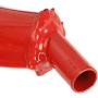 FVRITO 40mm Half Moon Curving Exhaust Muffler Pipe Silencer Gasket Fuel Line Filter and Spark Plug for 2 Stroke 80cc 66cc 60cc 49cc Engine Gas Motorized Bicycle Motor Bike Red
