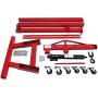 HTTMT- Engine Motor Hoist Cherry Garage Lifting Picker Crane Lift 4000 lb Capacity Red Cherry Picker Jack Engine Hoist With Hook [P/N: ET-CAR-FIX005-2T-RED]