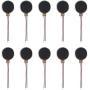 DIANN 10pcs Mini Vibration Motors DC 3V 12000rpm Flat Coin Button-Type Micro Vibrating Motor 10mmx3.4mm for Mobile Cell Phone Pager Tablet Household Appliances