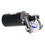 Fielect DC 24V 52RPM Reversible Worm Geared Motor High Torque Electric Gear Motor Turbine Worm Gear Box Reduction Motor, Left Threaded Shaft GW70105