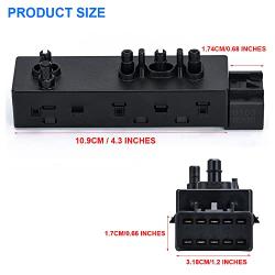 Power Seat Switch, 12451498 Front Right Passenger 8 Way Power Seat Control Adjustment Switch Fit for 2007-2013 GMC Sierra Yukon Chevrolet Avalanche Silverado Suburban Buick Lacrosse Cadillac CTS DTS