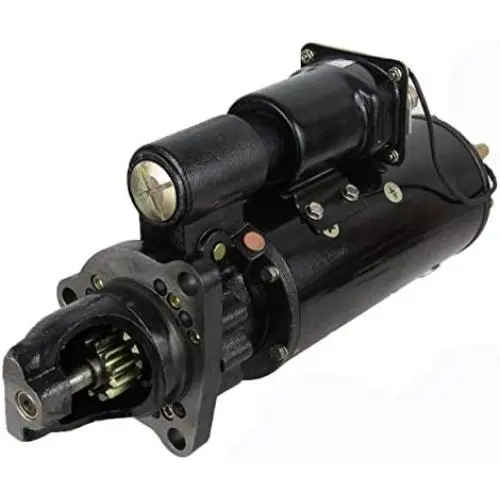 Rareelectrical NEW STARTER MOTOR COMPATIBLE WITH MASSEY FERGUSON CRAWLER MF-500 1114833 1114966 1990220