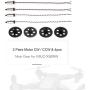 Vehicles-OCS 2 Pairs 8520 Coreless Motor CW/CCW & 4pcs Main Gear for VISUO XS809W XS809HW FPV Quadcopter Drone RC Airplane Quad Parts