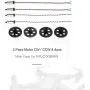 Vehicles-OCS 2 Pairs 8520 Coreless Motor CW/CCW & 4pcs Main Gear for VISUO XS809W XS809HW FPV Quadcopter Drone RC Airplane Quad Parts