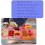 KOCNYDEY Busy Board Montessori Toys Toddlers Preschool Sensory Board Toys to Learn Fine Motor Skills Educational Toys for 1 2 3 4 Year Old Boys & Girls Travel Activities with Buckles(Pink)