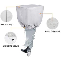 iCOVER Outboard Motor Cover Heavy Duty 600D Waterproof Motor Hood Cover, 27