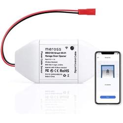 meross Smart Wi-Fi Garage Door Opener Remote, APP Control, Compatible with Alexa, Google Assistant and SmartThings, No Hub Needed