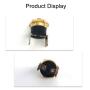 Fielect KSD301 Thermostat Temperature Control Switch,Adjust Snap Disc Temperature Switch 145°C Copper M4 Normally Closed 1 Pcs