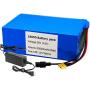 Wnicek 36V 20AH E-Bike Li Battery Pack 20000mAh 10S 6P Lithium-ion Battery with 42V Charger Electric Bicycle Battery Suitable for 650W 500W 350W 250W 200W Motor