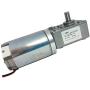 BEMONOC Small DC Worm Gear Motor 24V High Torque 50RPM Output Shaft 8MM for DIY Parts