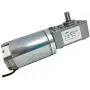 BEMONOC Small DC Worm Gear Motor 24V High Torque 50RPM Output Shaft 8MM for DIY Parts