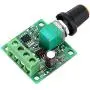 Greartisan 1.8V-15V 2A DC Motor Speed Controller PWM Variable Speed Regulator Governor Switch 1803BK with Speed Control Knob